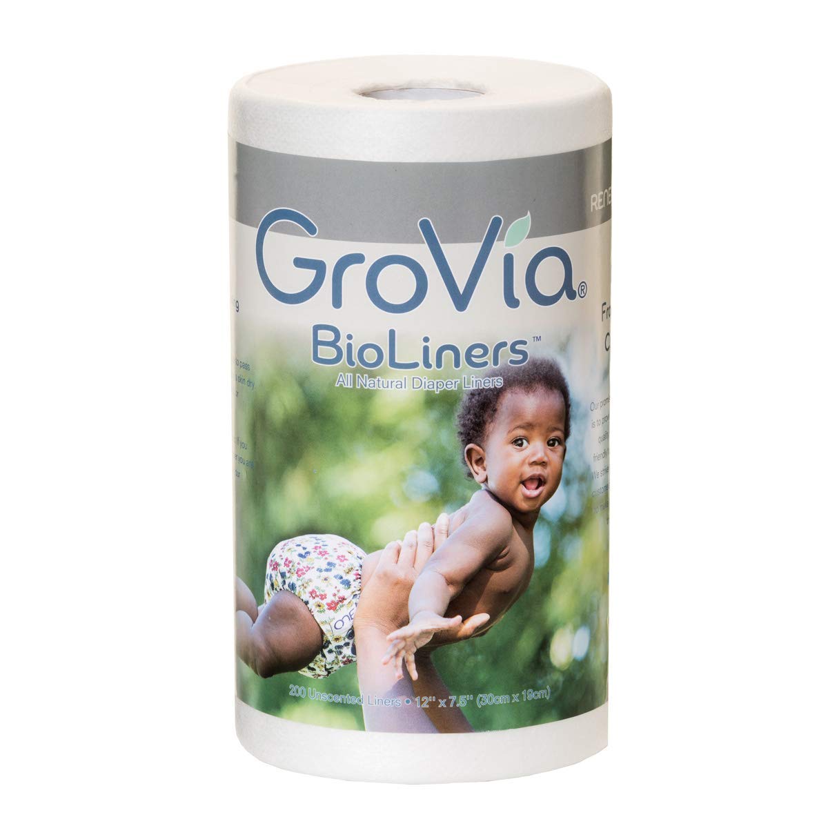 251228100730745_1 Diaper Liners – GroVia BioLiners – All Natural and Unscented for Natural Parenting – Breathable – Chlorine-Free – 200 Count - Image 1